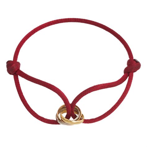 cartier trinity love bracelet|trinity bracelet by cartier red.